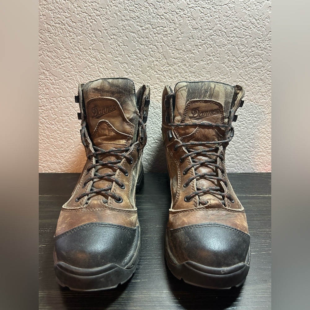 DANNER 6" Waterproof Boots Gore-Tex Realtree Camo Hunting 42222 Men's Size 8.5